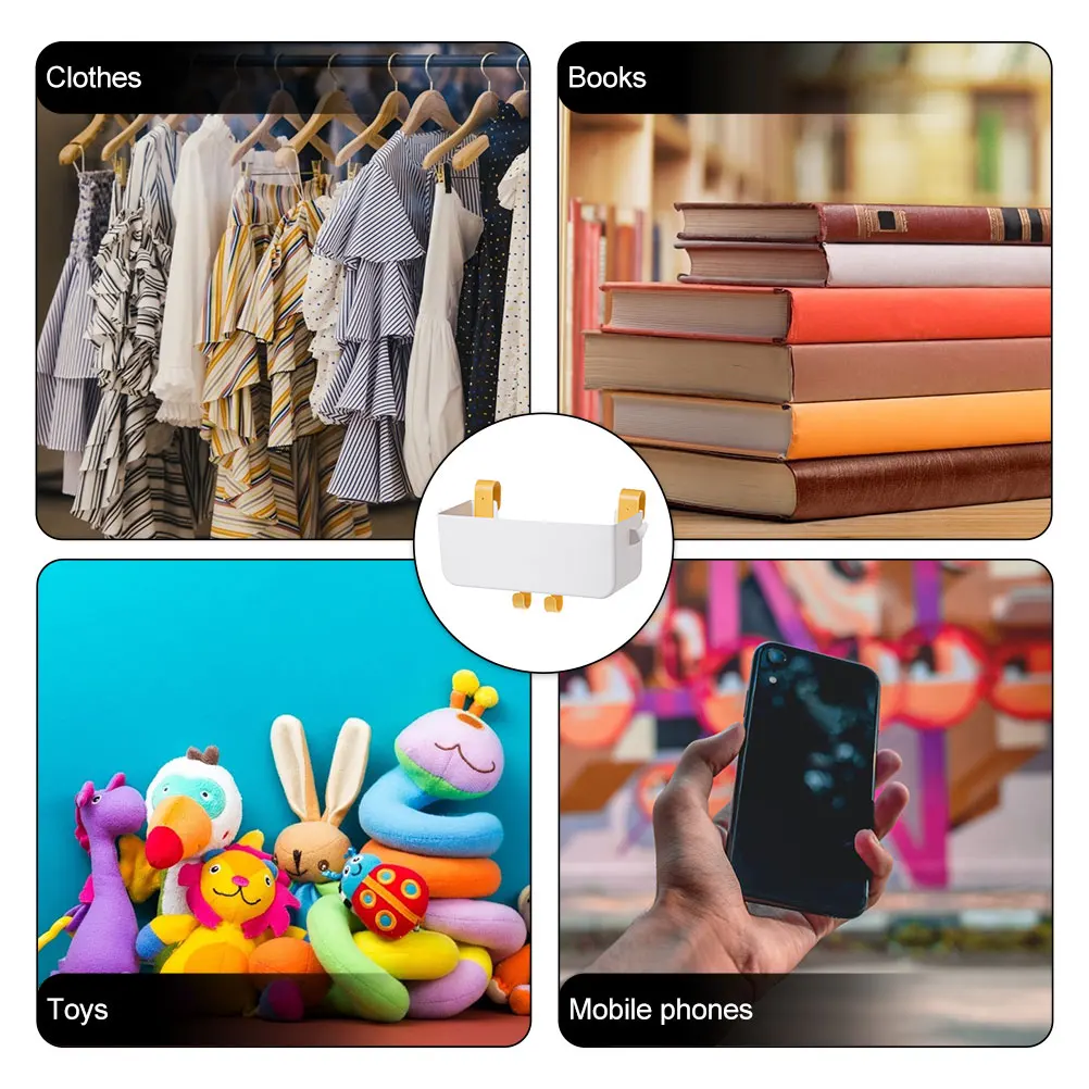 

Bedside Caddy Hanging Box Bed Organizer Storage Basket Sundries Container Dorm Kitchen Bed Multi Functional Practical Gift