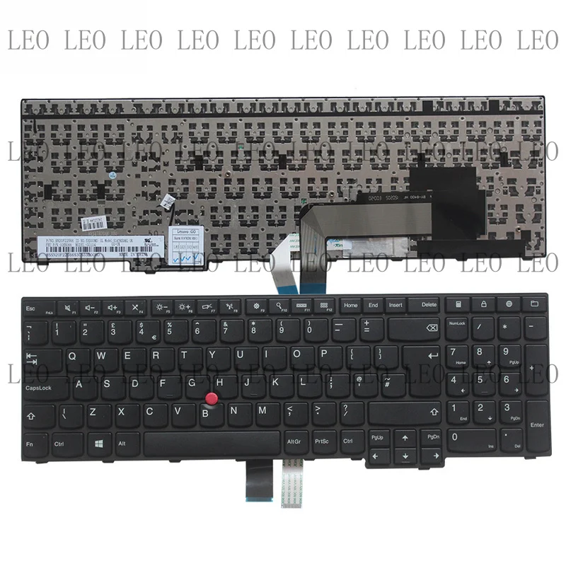 MY Laptop For Lenovo ThinkPad Edge E550 E550C E555 E560 E560C E565 UK  keyboard
