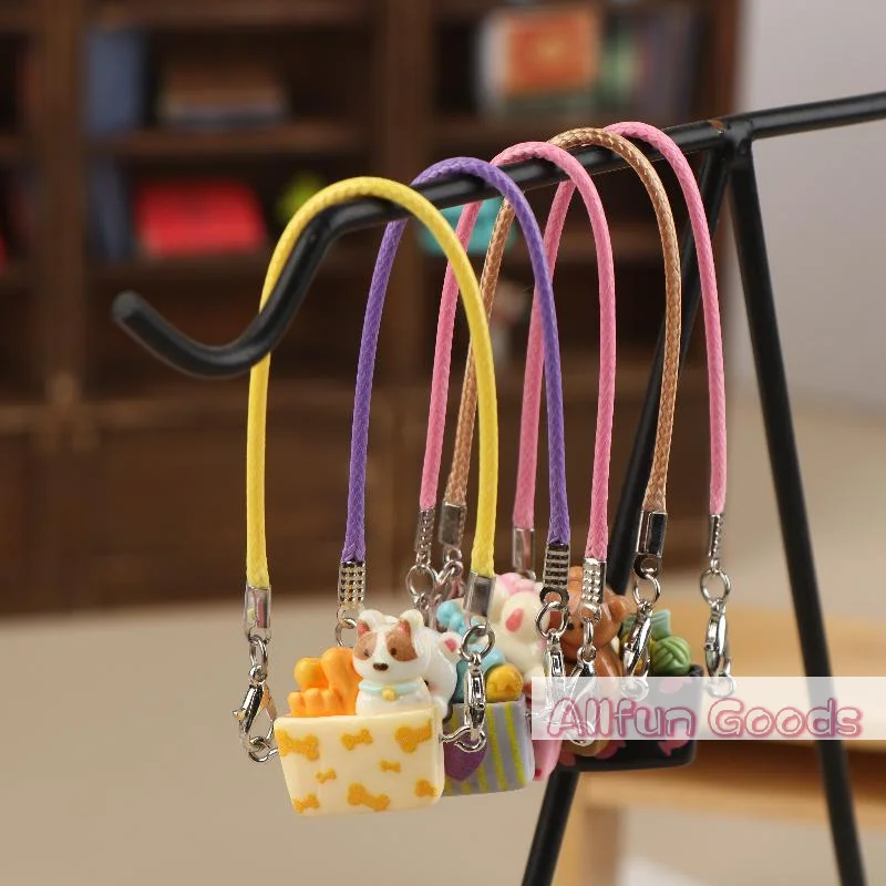 5/10Pcs Mini Doll Pet Carrying Bag Dolls Neck Accessories Dollhouse Pendant Decoration DIY Dolls Dress Up Toys For Kids Gift