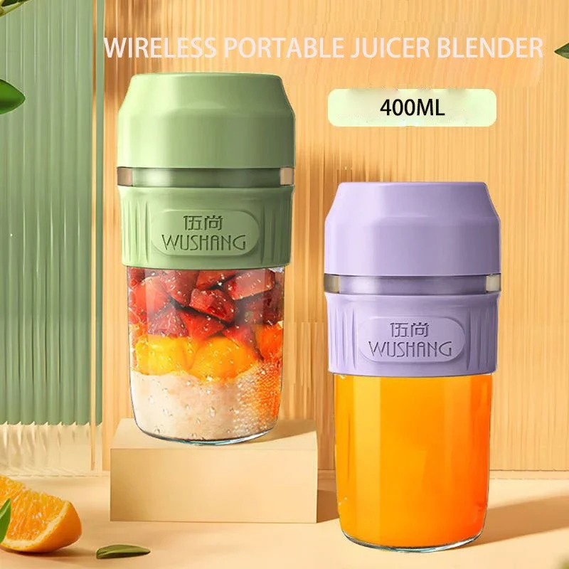 

Fresh Juice Blender Wireless Portable Juicer Blender Camping Electric Fruit Juicer Machine Kitchen Water Bottle Juice Extractor