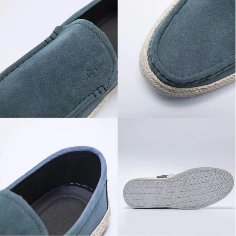 Slip on Men Casual Shoes Concise Mens Canvas Shoes Comfort Non-slip Male Moccasins New Fashion Outdoor Peas Shoes Erkek Ayakkabı