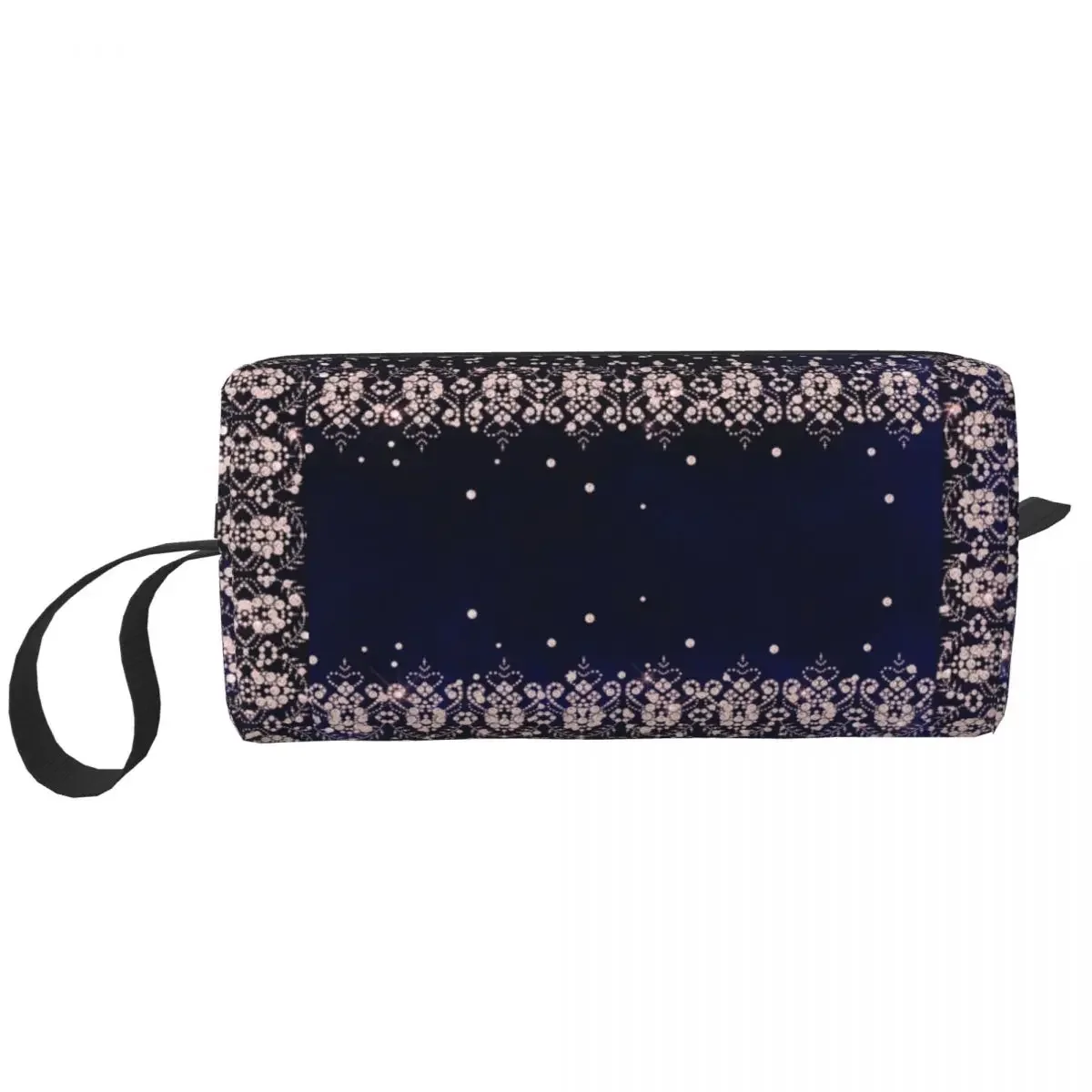 Sexy Glitter Rhinestone Travel Cosmetic Bag Women Masquerade Diamond Toiletry Makeup Organizer Ladies Beauty Storage Dopp Kit