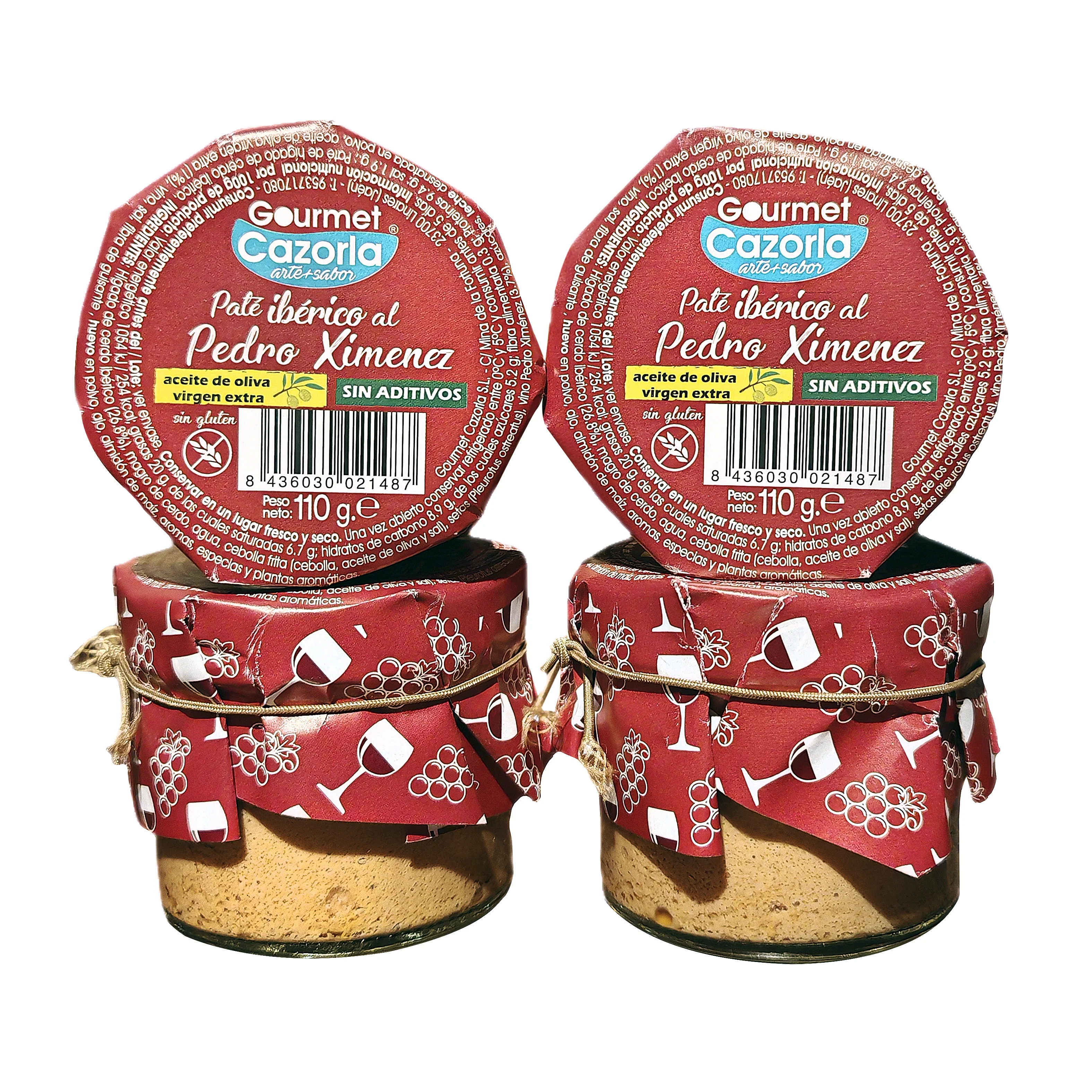 Paté ibérico al pedro ximénez de Gourmet Cazorla (Pack de 4 unidades)