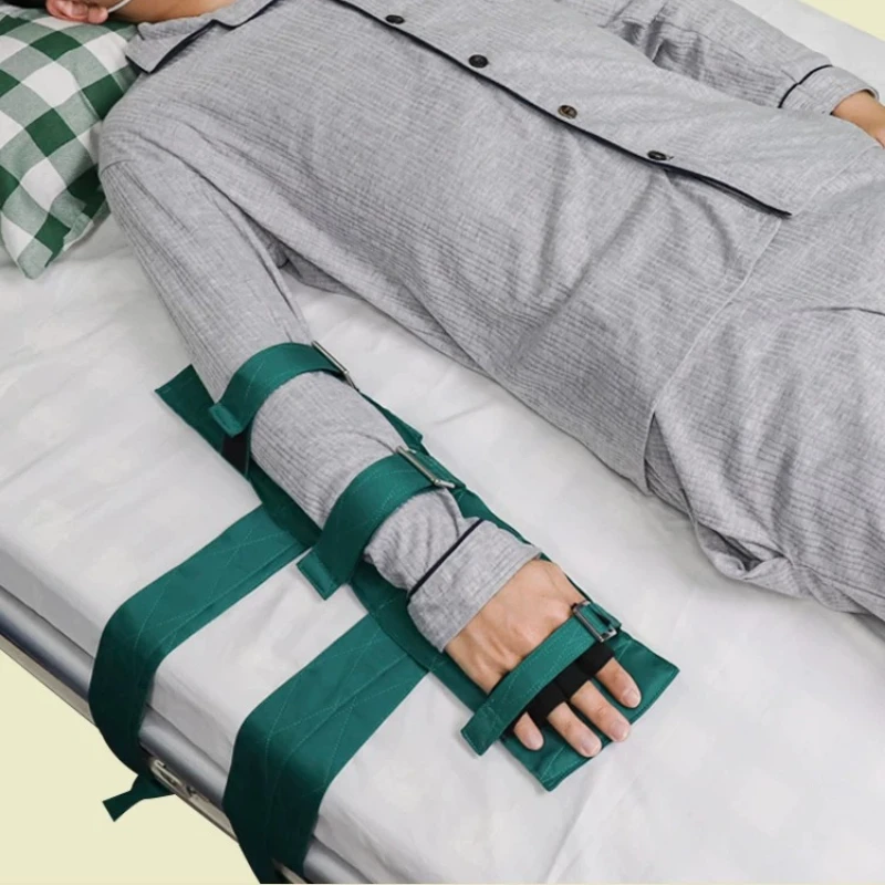 Bedridden Elderly Medical Infusion Fixation Plate Dementia Prevention Fixed Binding Rope Patient Hand Wrist Restraint Strap Belt