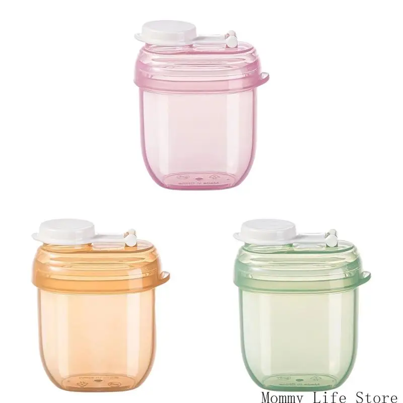 

Portable Baby Formula Dispenser Large 90ml Capacity Leakproof Design PP for Travel Convenient Feeding