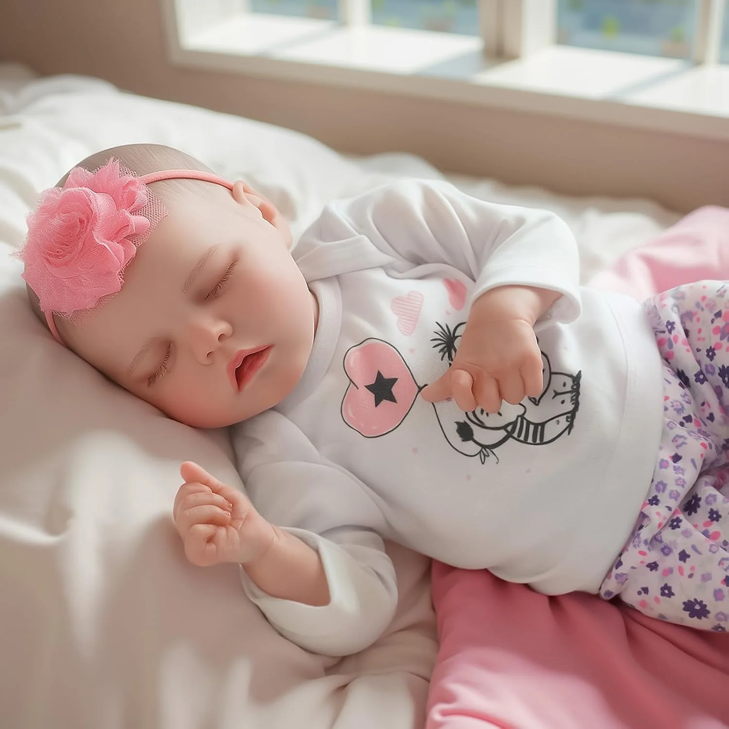 NPK 18'' Handmade 3D Painting Multiple Layers Skin Reborn TWIN A Realistic Lifelike Baby 3D Skin Tone Visible Veins