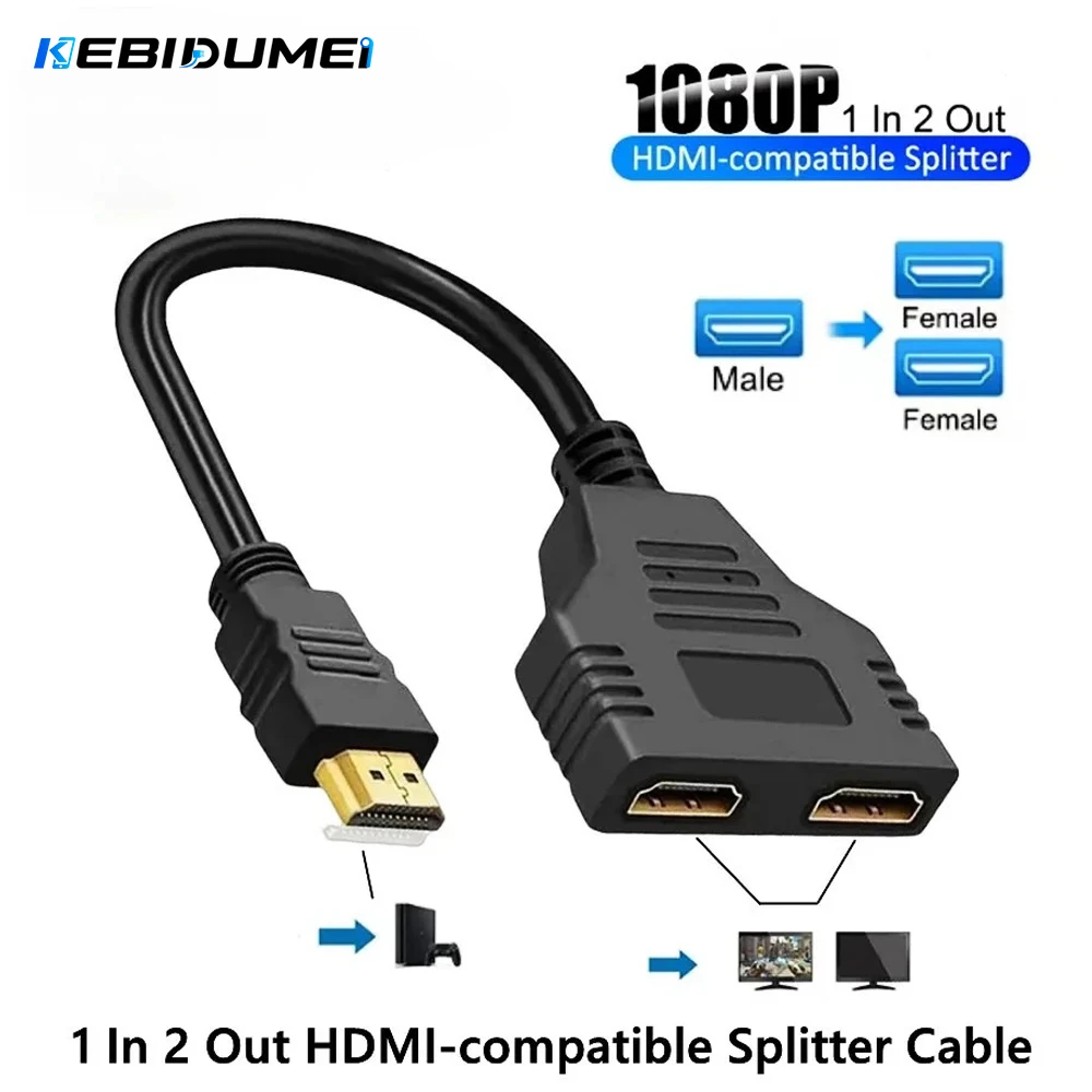 kebidumei-1080p-1-вход-2-выхода-hdmi-совместимый-кабель-разветвитель-адаптер-hdtv-с-разъемом-«папа-мама»-для-ноутбука-ТВ-приставки-hdmi-совместимый-разветвитель