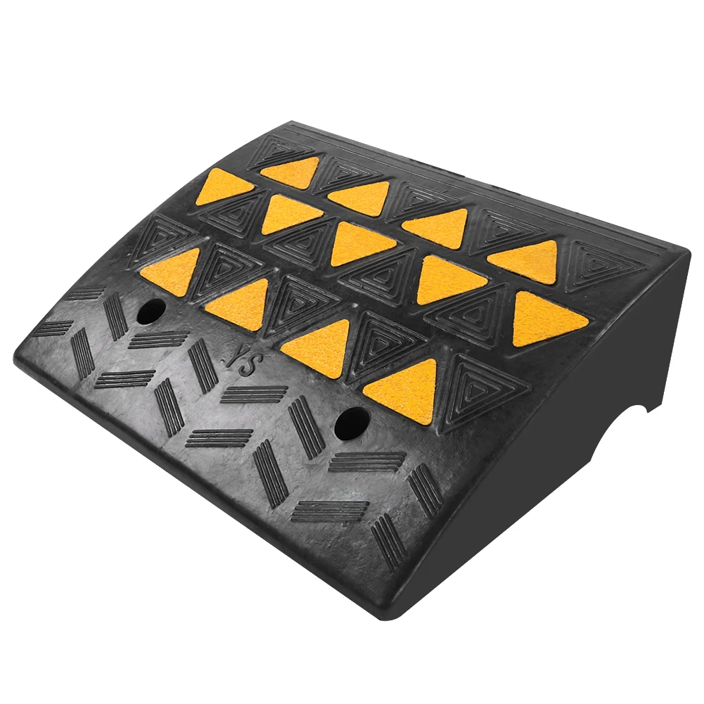 Rubber Curb Ramp Heavy Duty Rubber Curb Ramps Driveway Threshold Ramp for Car Vehicle Motorbike Wheelchair Curb Ramp