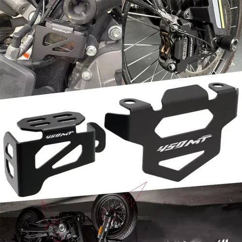 Para CFMOTO MOTO CF 450MT 450 MT MT450 accesorios Protector de pinza de freno delantero de motocicleta protector de cubierta de depósito de líquido de freno trasero