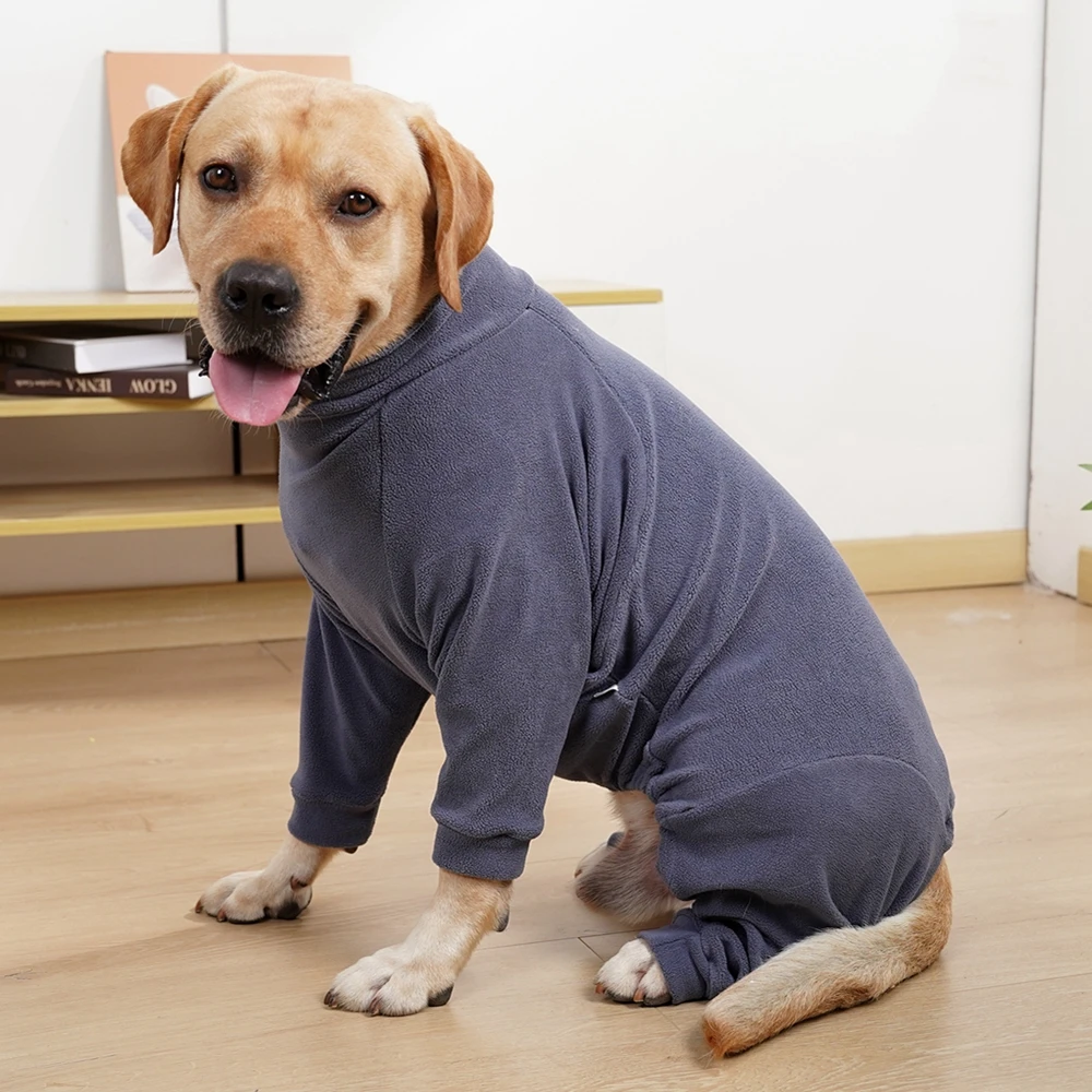 Winter Warme Hund Pyjamas Kleidung Für Mittlere Große Hunde Hund Pyjamas Elastizität Haustier Overall Labrador Kostüm Dobermann Mantel