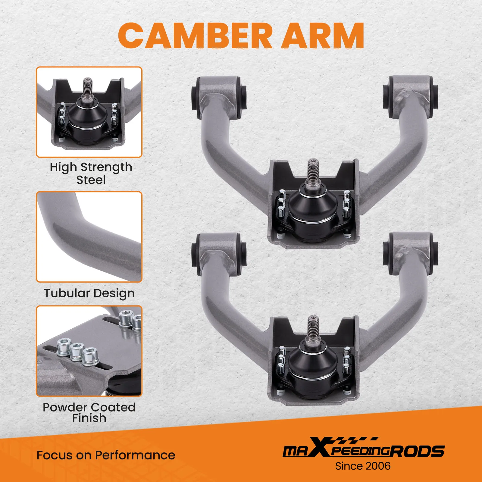 Adjustable Front Upper Camber Control Arms Kit for Honda CRV CR-V 97-01 RD1-RD3