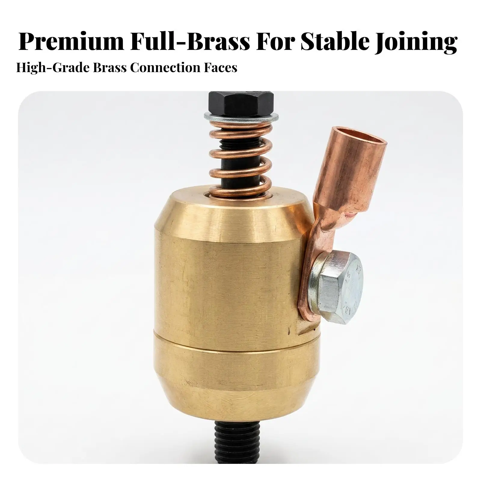 Rotating Brass Ground Clamp Heavy Duty Earth Clamp for Welding Machine with Lever Tightening for Fabrication Works