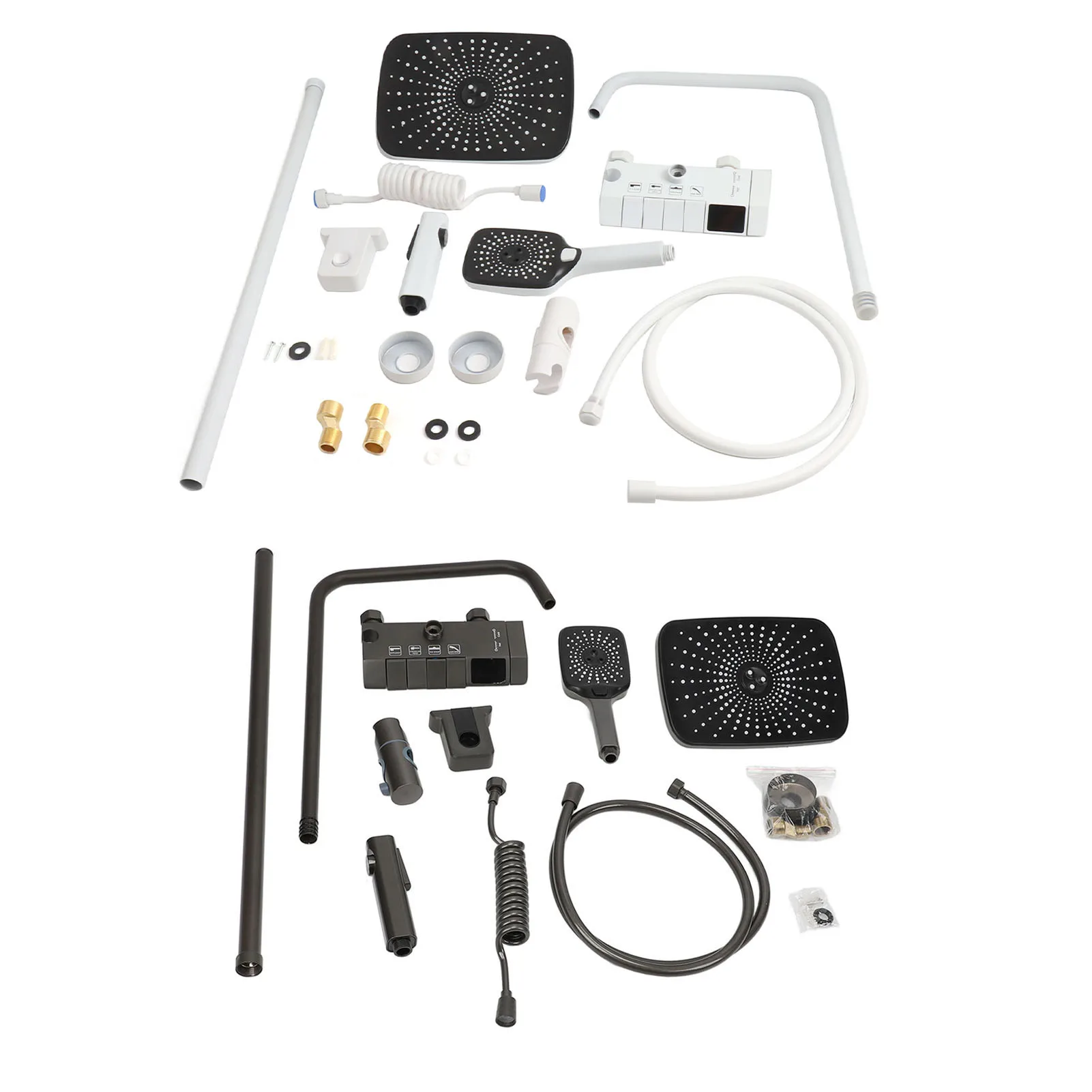

3-режимный NPT 1/2 для домашней ванной комнаты, набор насадок для душа, удобная, простая в регулировке, насадка для душа с дождевой насадкой и ручным распылителем, комбинированная