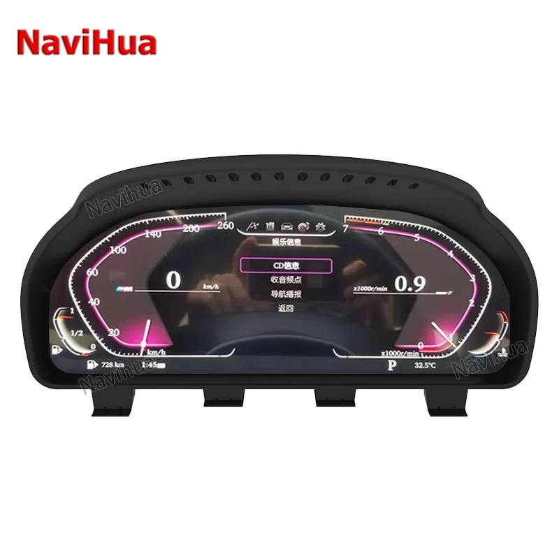 

Navihua 12.3 Inch New Digital Instrument Cluster Car Dashboard Lcd Display Screen Linux System For Bmw F10 5 X4 F26