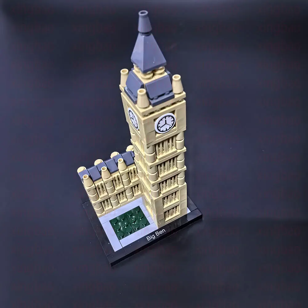 405PCS MOC City Architecture Building Blocks London Big Ben World Construction Bricks Toys Gifts