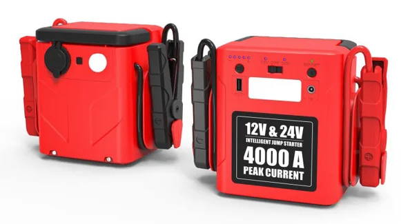 Multifunctional 12V 24v rechargeable battery power supply Jump starter Peak current 4000A booster