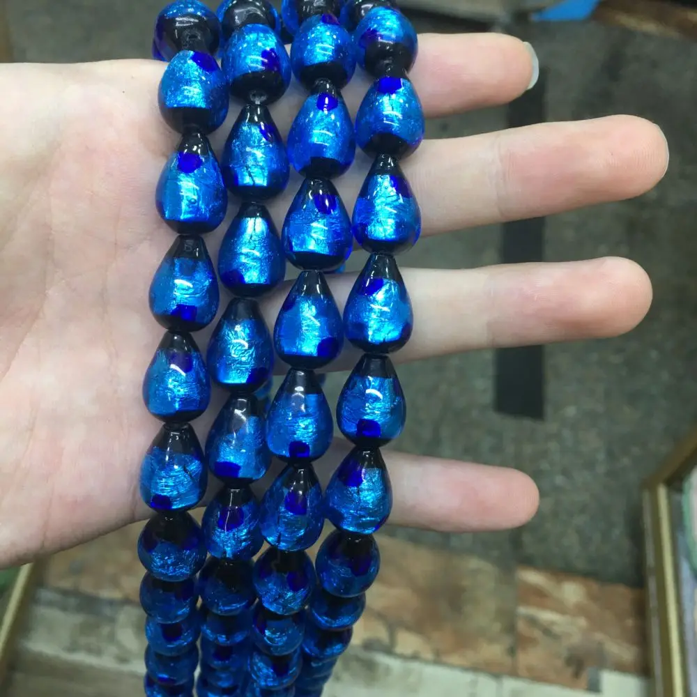 10pcs Glass Multicolor Tear Bead Cute Japanese Style Lampwork Loose Beads For Jewelry Making DIY Bracelet Necklace Accessroeis
