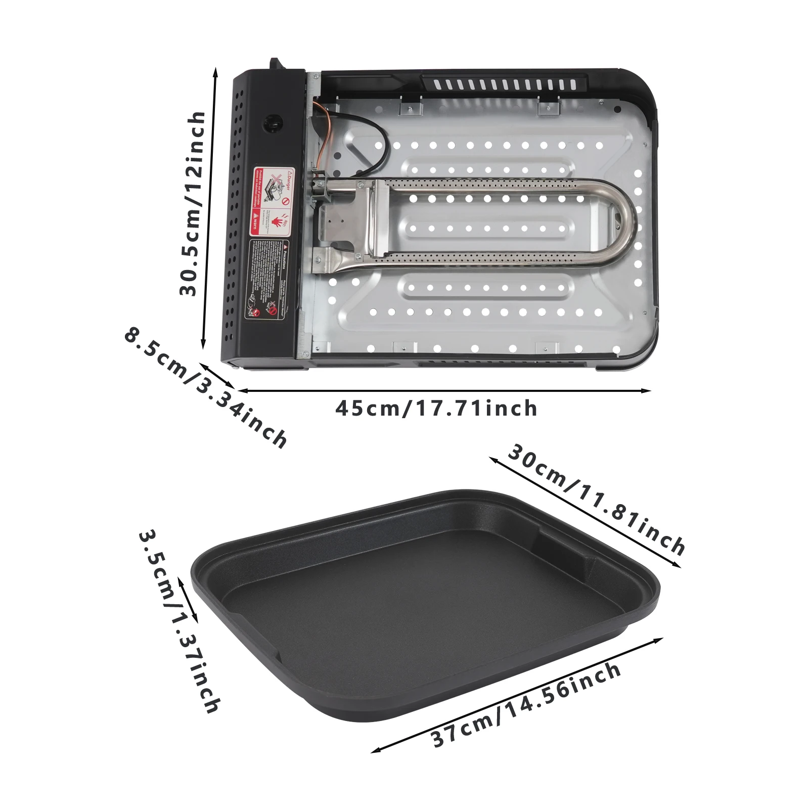 2.1KW Portable Camping Grill G - огляд і ціна Camping Cooking Cupboard