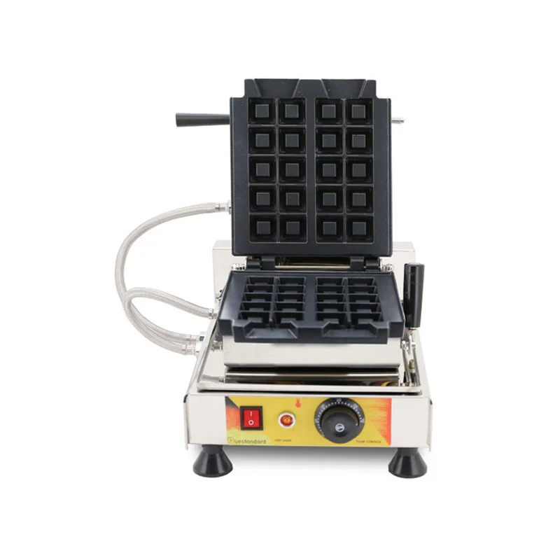 Commercial Waffle Bite Maker Machine Non-Stick Electric Vertical Belgian Waffle Baker Making For Sale