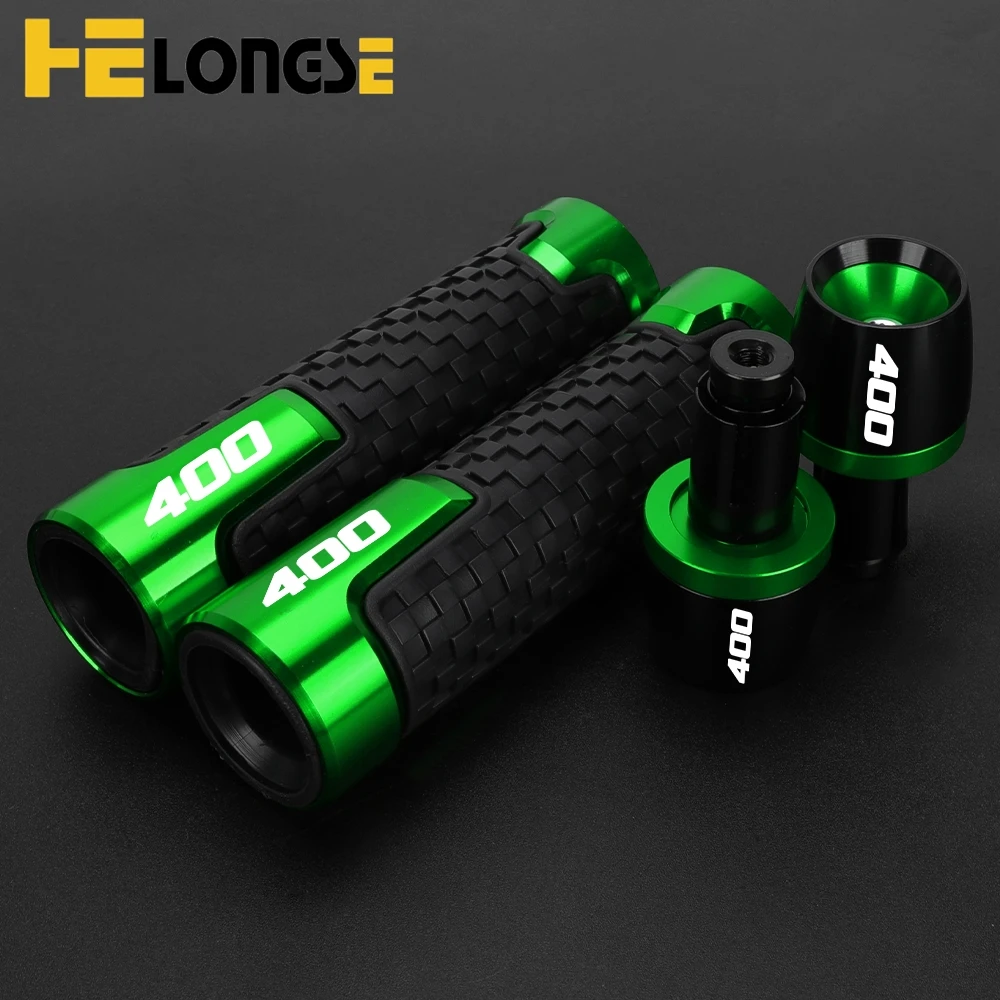 

For KAWASAKI NINJA400 NINJA 400 2018-2023 2024 2025 2026 7/8'' 22MM Motorcycle Handlebar Grip Ends Plugs Handle Bar Caps Cover