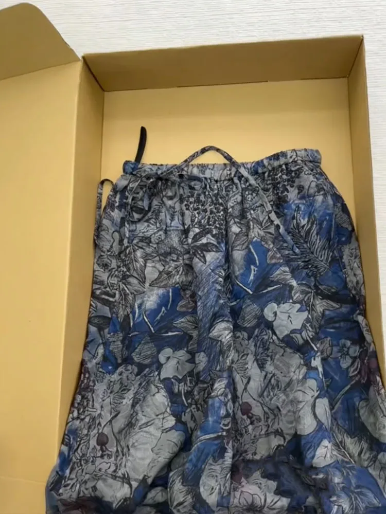 Ele Floral Print Wide Leg Pants Set Women's Faion Summer Outfit 2025 New Sle Two-Piece Suit Casual Chic Look