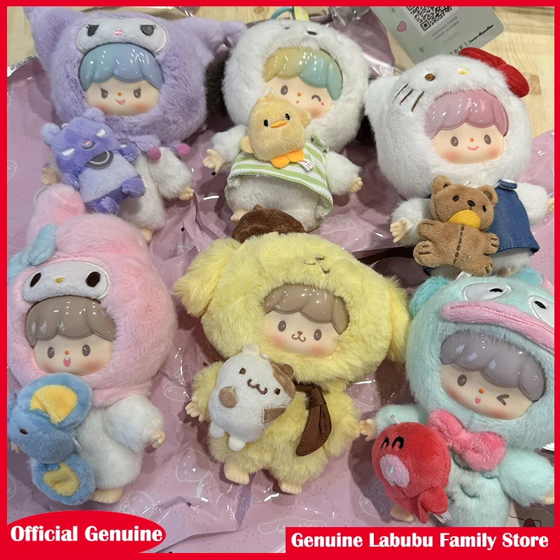 

Genuine Zzoton × Sanrio Characters Love League Buddies Series Vinyl Plush Blind Box Bag Pendant Doll Mystery Box Toy Kawaii Gift