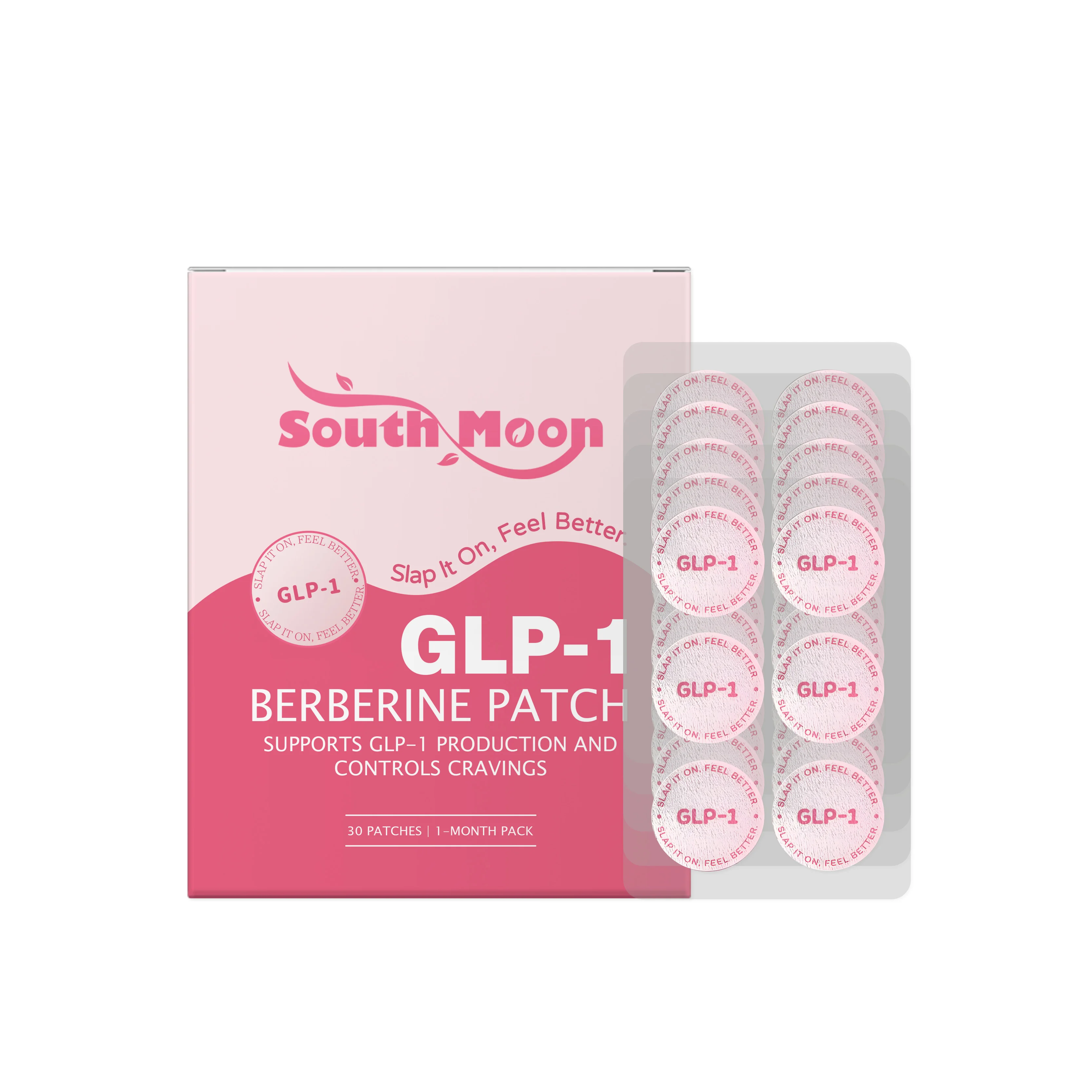 GLP-1 Berberine Patch Improve Metabolism Promote Digestion Weight Loss Shaping Appetite Suppression Painless Body Slim Sticker