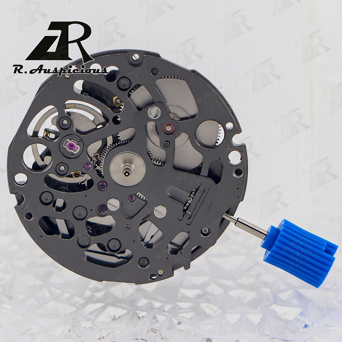 

Japan Genuine NH70/NH71/NH72A Black Skeleton Hollow 24 Jewels High Precision Automatic Winding Mechanical Watch Movement Parts