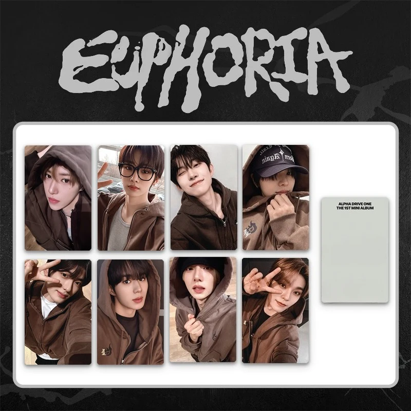 Juego de 8 Tarjetas ALD1 EUPHORIA, Photocards de ALPHAD DRIVE ONE, Estilo Coreano, Tarjetas LOMO, JUNSEO, ARNO, LEO, GEONWOO, Colección para Fans, Regalo