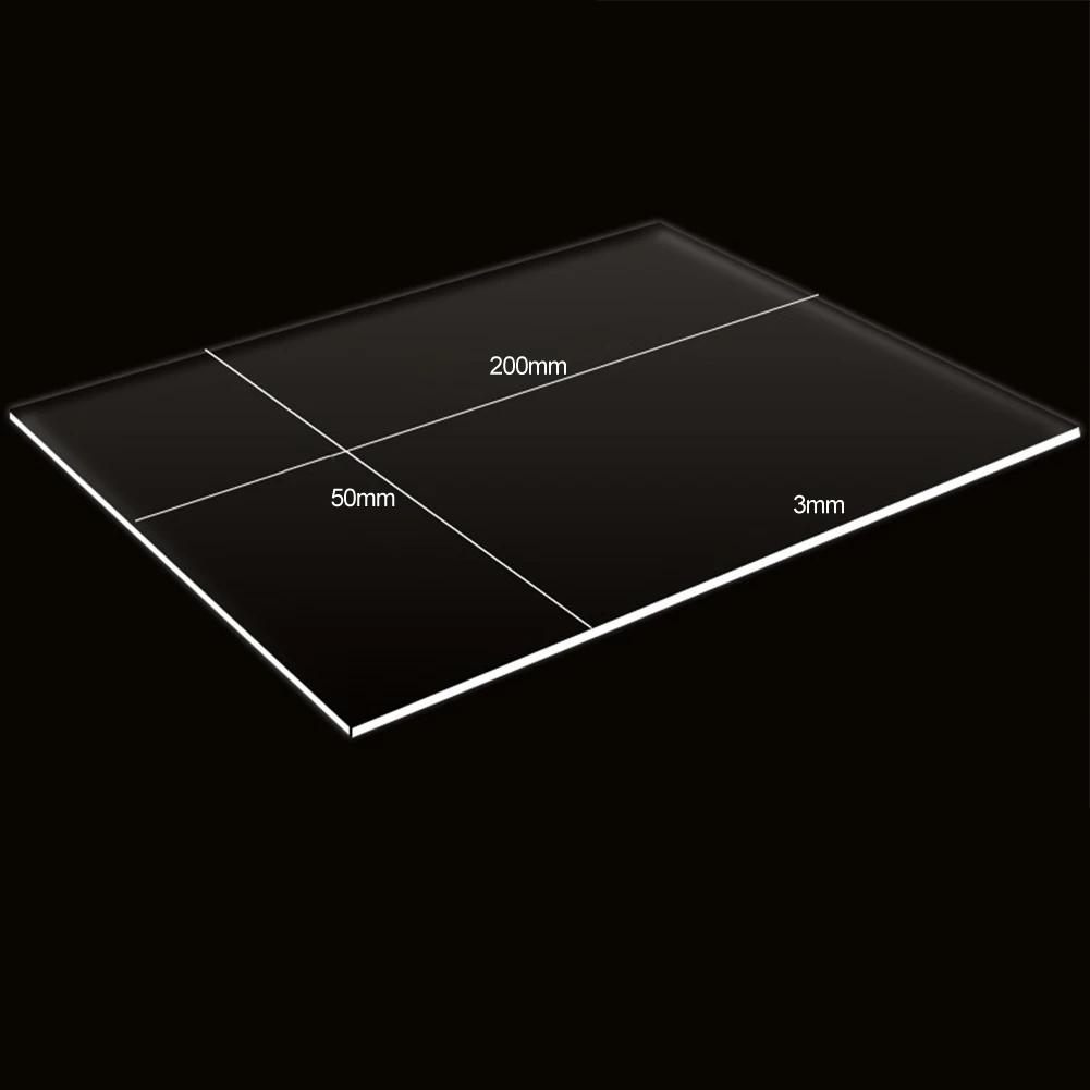Pannello acrilico Pannello acrilico in PVC Strumento fai-da-te Facile da tagliare e modellare Materiali modello di tavolo con sabbia in plastica Trasparente per
