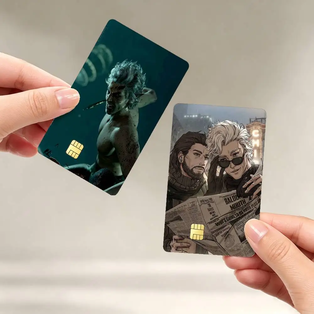 A-Astarion From Game B-Baldur-S G-Gate-3 Sticker Film Tape Skin for Credit Card Debit Card Waterproof Stickers