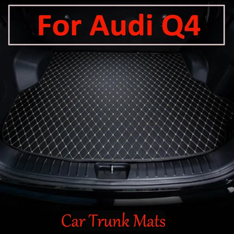 Car trunk mat for Audi Q4 2022 2023 cargo liner carpet interior accessories cover