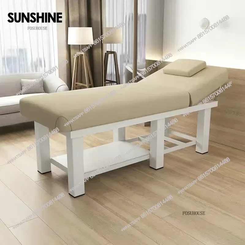 Strong Load-bearing Iron Massage Beds Salon Special Massage Therapy Bed Chinese Medicine Massage Tables Beauty Salon Furniture n