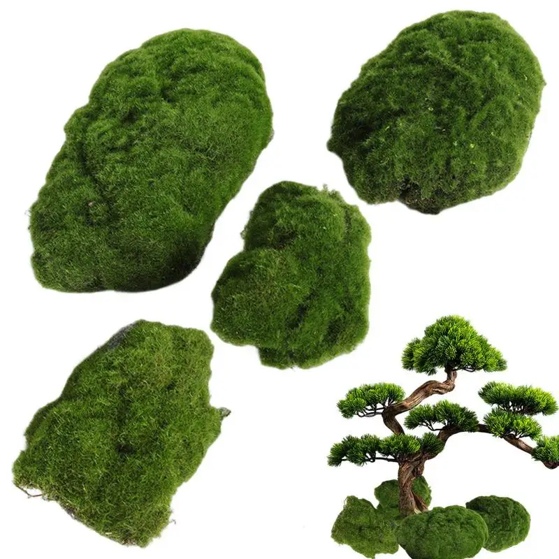 Artificial Rock For Moss Creative Crafts DIY Decoration Fake Stone No Watering Landscape Decoration Green Plant Wall Decor 