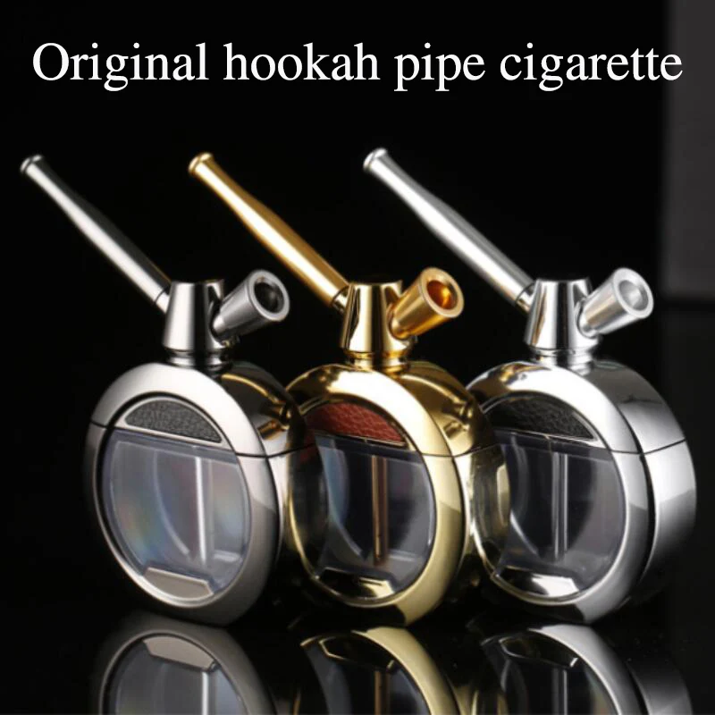 ZOBO الشيشة الأنابيب سبائك الزنك الصغيرة التي يسهل اختراقها تصفية حامل السجائر الرجال والنساء النرجيلة مجموعة مزدوجة تصفية الدخان الأنابيب مجموعة التبغ