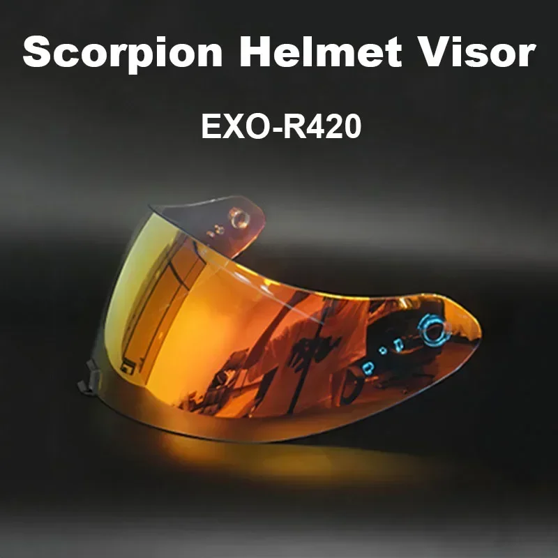 

Capacete SCORPION EXO-R420 Helmet Visor Shield Lens Motorcycle Accessories Full Face Helmet Anti-UV Scorpion EXO-R420 Casco Moto