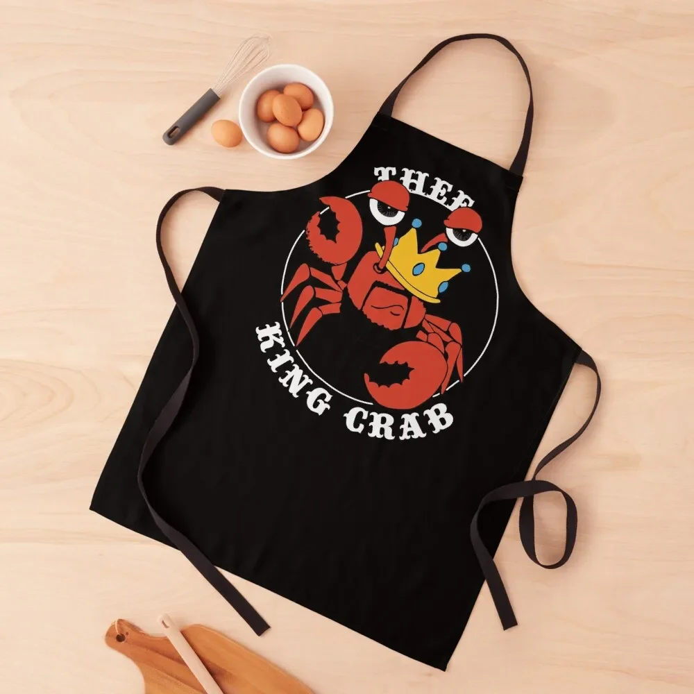 

Thee King Crab Apron with personal logo Chef Accessories Apron