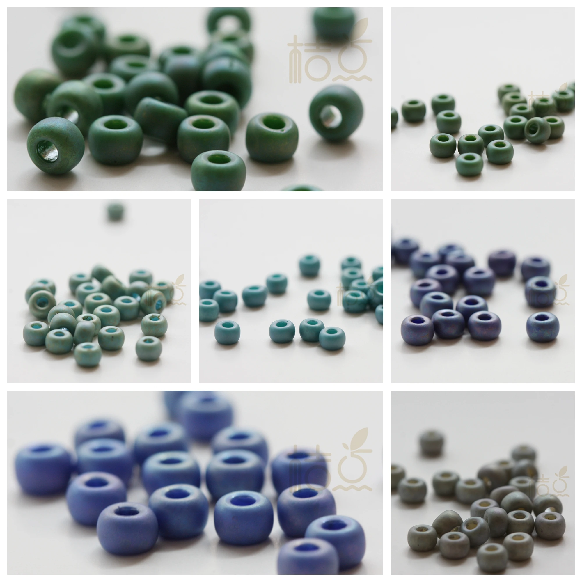 10 Grams Japanese Miyuki 6/0 Seed Bead - Frosted Glazed/Rainbow Matte AB Finish - 4mm (6M5)