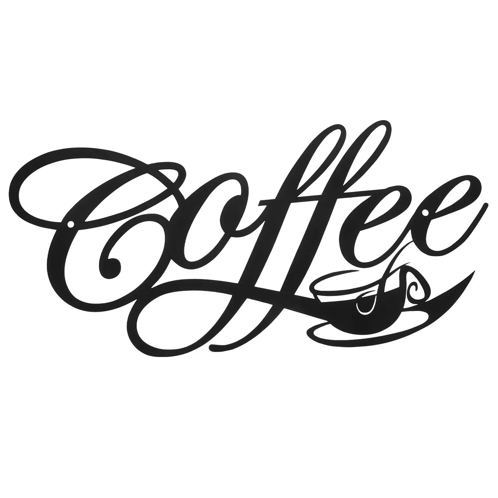 

Iron Craft Coffee Wall Pendant Home Decor Retro Signs Kitchen Bedroom Living Room Alphabet Hanging Decoration
