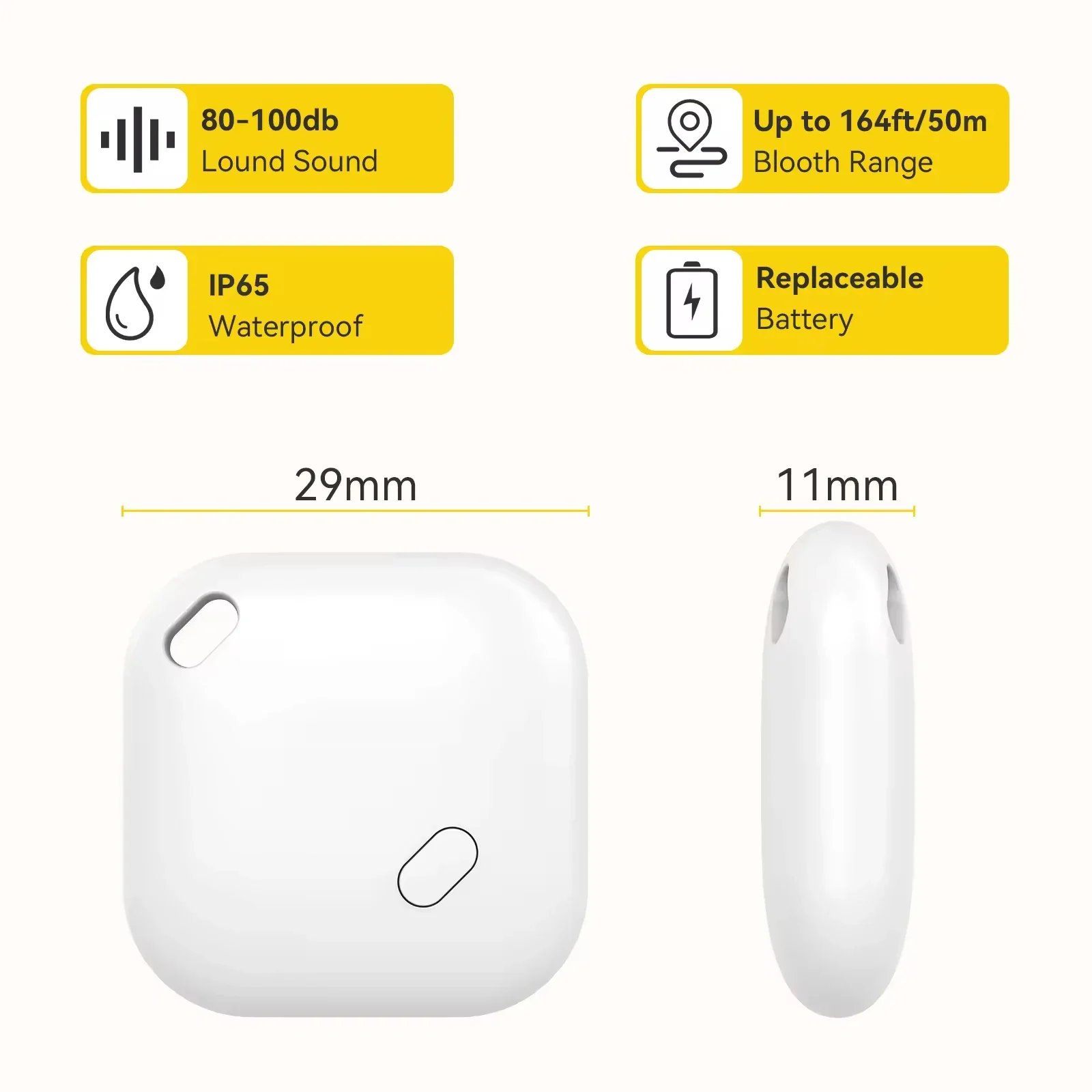 Smart Mini Tag Tracker Per Apple Trova la mia APP AirTag bambino/animale domestico finder Chiave/bici/portafoglio Anti perdita Smart Bluetooth Air Tag Tracker