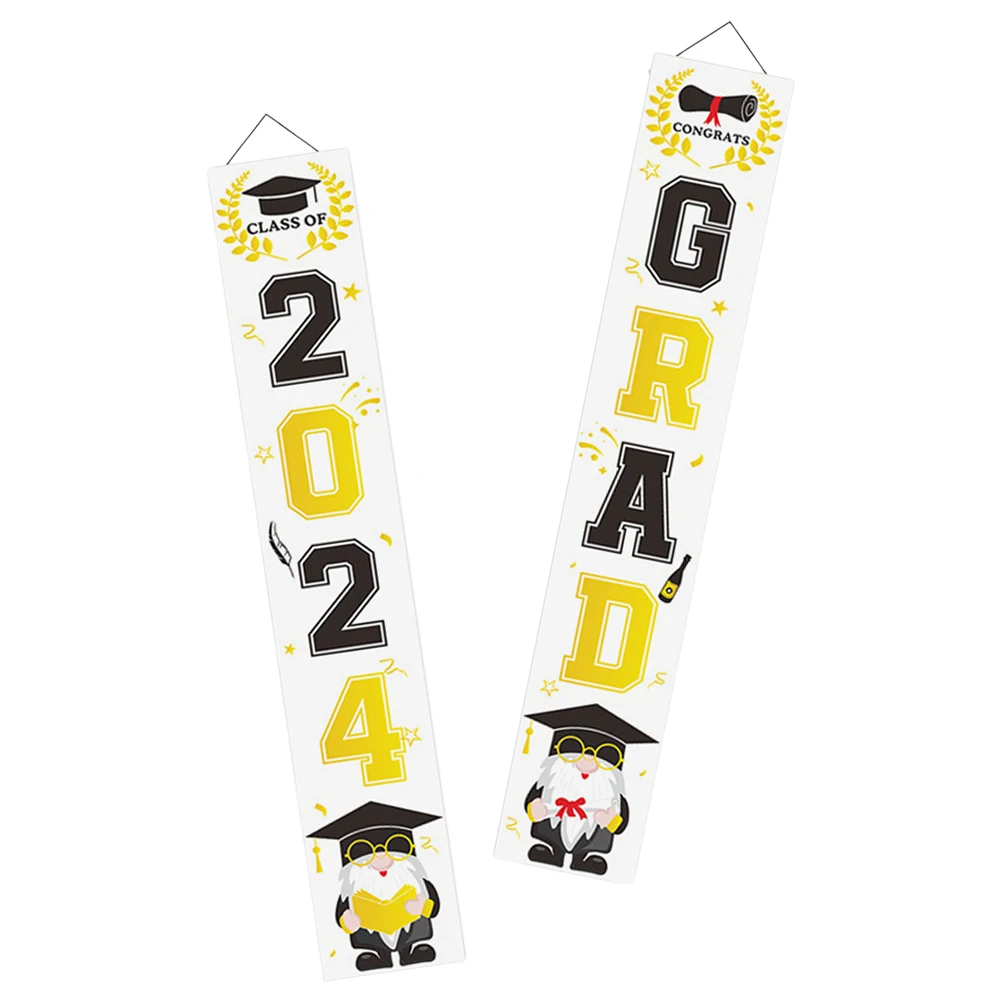 

2Pcs Graduation Photo Backdrop Party Decoration Congrats Grad Banner Background Banner Graduation Decor Party Backdrop