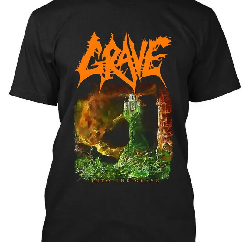 

Новая футболка с винтажным логотипом POPULAR Grave Into the Swedish S 4XL