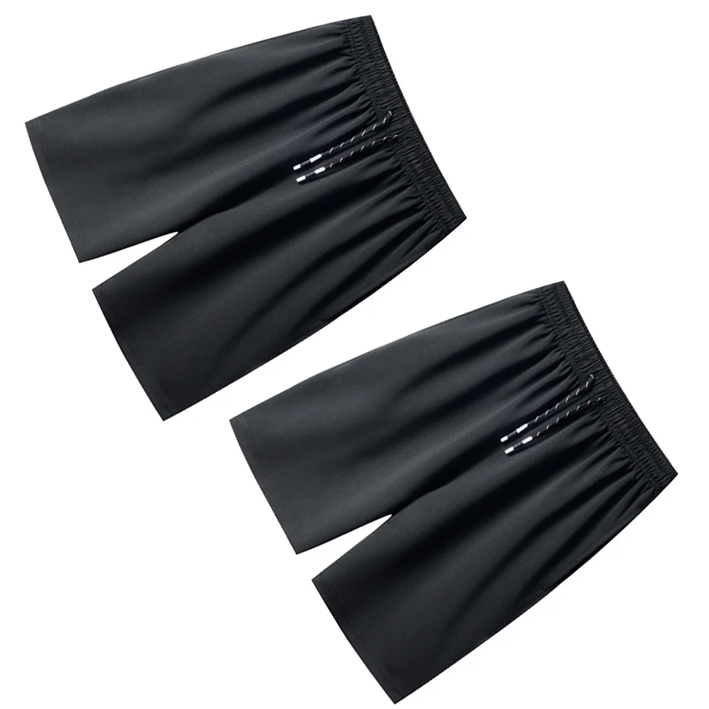 

2 шт. дышащие спортивные шорты мужские летние легкие быстросохнущие шорты для бега в тренажерном зале Casula короткие брюки черного цвета