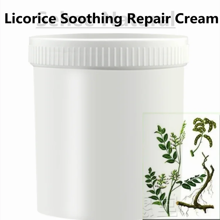 

Skin Care Cream Licorice Soothing Repairing Cream Moisturizes Replenishment Soothes Allergy Repair 1000g Large bottle