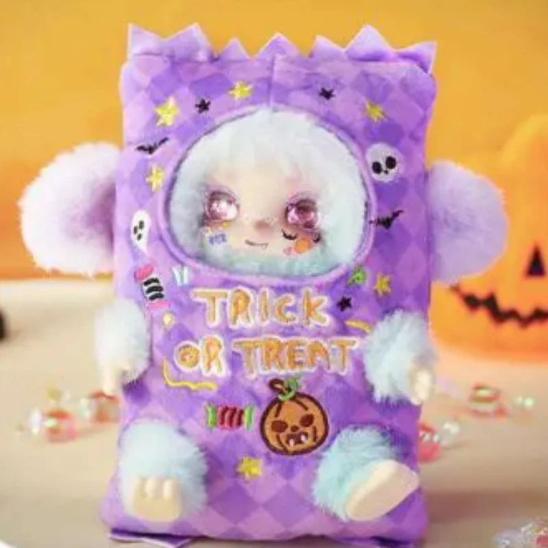 로키키 뉴 트릭 오어 트릿 시리즈 블라인드 박스 장난감 미스터리 박스 서프라이즈 인형 귀여운 호박 해골 토끼 펜던트 할로윈 선물