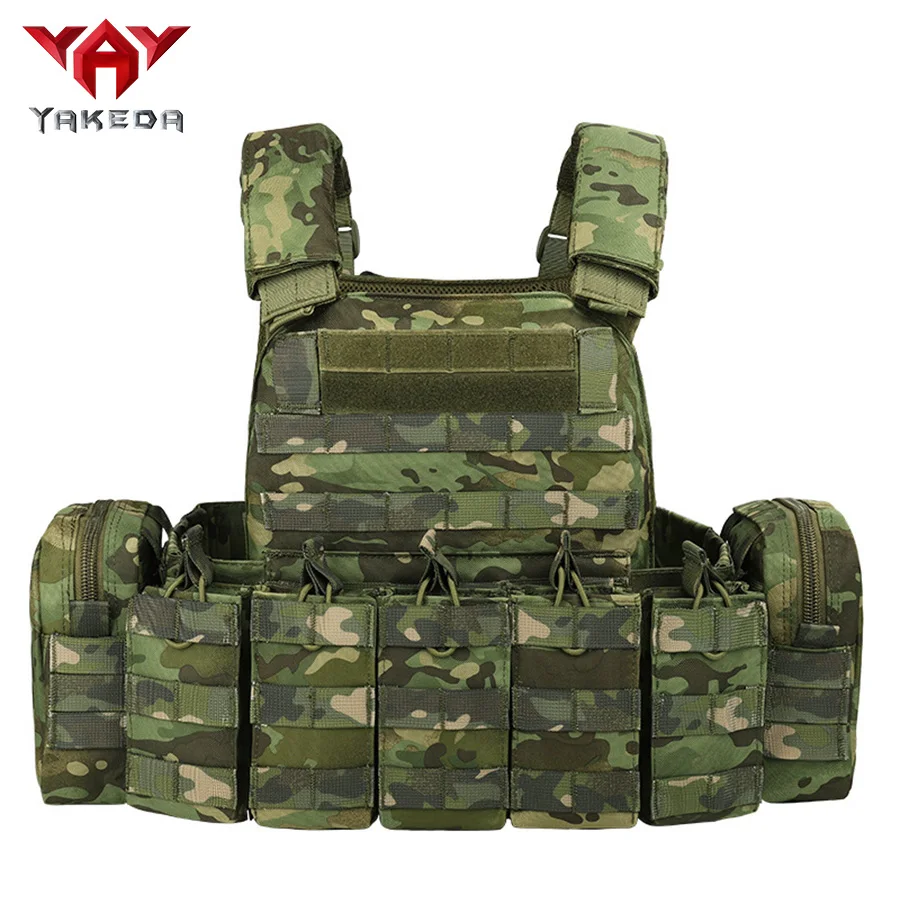 Yakeda Camouflage Amfibisch Trainingsvest, Outdoor Cs Trainingsvest