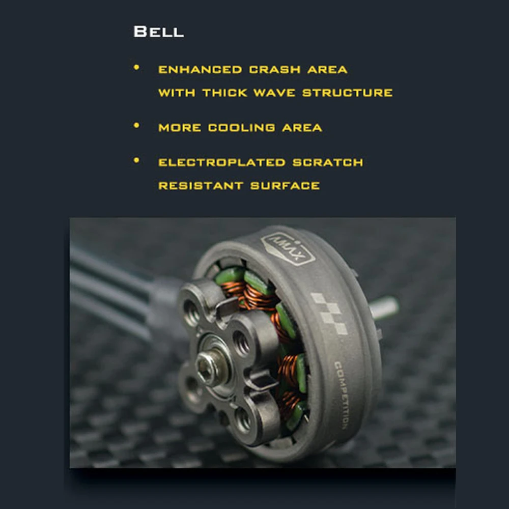 AMAX 1303 3 حفرة M1.4 Φ6.6mm/4 حفرة M2 Φ 9mm المحرك الراقية العنيفة الدقة الديناميكية موازنة كفاءة معبر وضع الطائرة بدون طيار #3