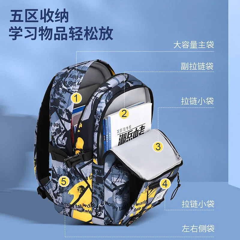 Mochila impermeable para niños, mochilas escolares para niños, Mochila escolar ortopédica para niñas, Mochila escolar primaria, Mochila para libros, 2025