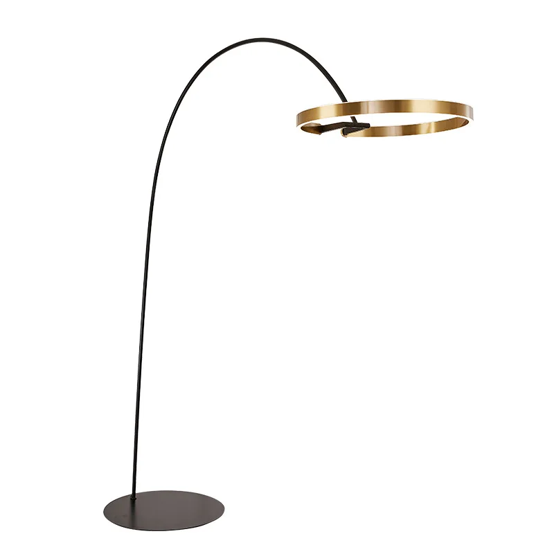 Minimal light luxury designer fishing lamp vertical table lamp y