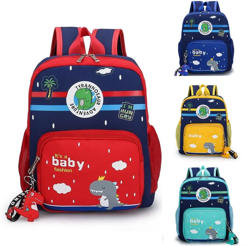 Fashion Children's School Bag Cartoon Dinosaur Kindergarten Backpack 3-6 Years Old Boys and Girls Leisure Backpack Children Gift